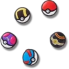 Poke Ball 5-pack Jibbitz™-berlocker