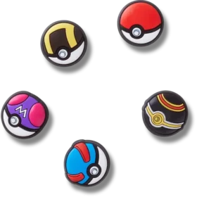 Poke Ball 5-pack Jibbitz™-berlocker