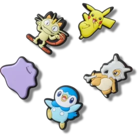 Pokémon-blandning, 5-pack Jibbitz™-berlocker