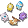 Pokémon-blandning, 5-pack Jibbitz™-berlocker