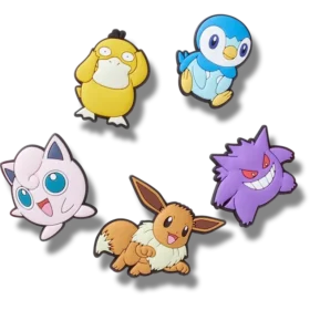 Pokémon-blandning, 5-pack Jibbitz™-berlocker
