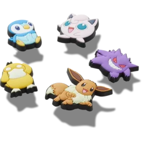 Pokémon-blandning, 5-pack Jibbitz™-berlocker