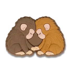 Punch the Monkey and His Bestie Jibbitz-skoberlocker