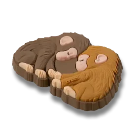 Punch the Monkey and His Bestie Jibbitz-skoberlocker