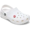 Röd fyrkantig PVC Smt Gem Jibbitz™-berlocker