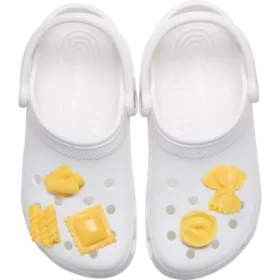 Realistiska pasta-Jibbitz™-berlocker, 5-pack