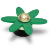 Retro Green Spinner Flower Jibbitz™-berlocker