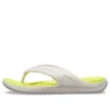 Reviva snygga Flip-flops med rund tå ”White Yellow”