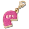 Rosa glitter-BFF-berlock, vänster Jibbitz-skoberlocker Rosa glitter-BFF-berlock, vänster Jibbitz-skoberlocker