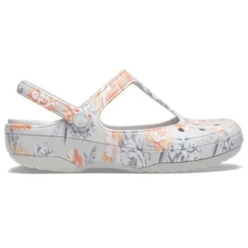 Sandaler med vita blommor