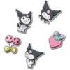 Sanrio Kuromi 5-pack Jibbitz-berlocker