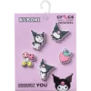 Sanrio Kuromi 5-pack Jibbitz-berlocker