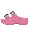 Saturday Platform Dipped Buckle Sandal ”Pink Lemonade”