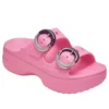 Saturday Platform Dipped Buckle Sandal ”Pink Lemonade”