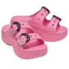 Saturday Platform Dipped Buckle Sandal ”Pink Lemonade”