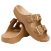 Saturday-sandal med metallspänne ”Sepia”