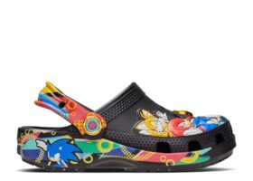 SEGA Sonic The Hedgehog x Crocs Classic Clog TD ”Black Multi Color”
