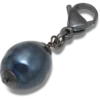 Silver Black Smt Pearl Jibbitz™-berlocker