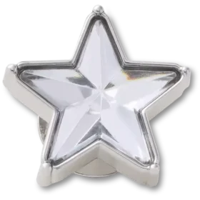 Silver Gem Sparkle Star Jibbitz™-berlocker