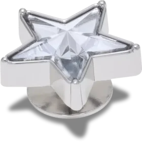 Silver Gem Sparkle Star Jibbitz™-berlocker