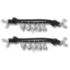 Silver Icons sandalkedja, 2-pack Jibbitz-berlocker