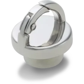Silverfärgade utbytbara Stud Jibbitz™-berlocker