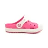 Små Crocs-sandaler för utomhusbruk med platta skor i rosa