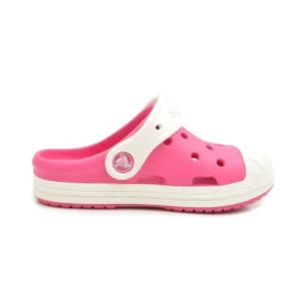 Små Crocs-sandaler för utomhusbruk med platta skor i rosa
