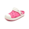 Små Crocs-sandaler för utomhusbruk med platta skor i rosa