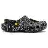 Smiley World Classic Clogs ”Svart Vit Gul”