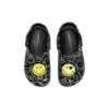 Smiley World Classic Clogs ”Svart Vit Gul”