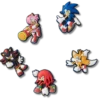 Sonic the Hedgehog 5-pack Jibbitz-berlocker