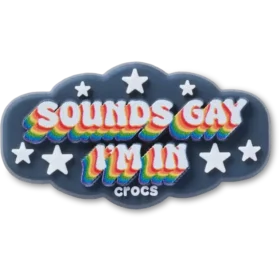 Sounds Gay Im in Jibbitz™-berlocker