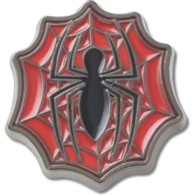 Spider-Man-logotyp med spindelnät – Jibbitz-skoberlocker