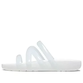Splash Glossy Strappy Sandal ”White”
