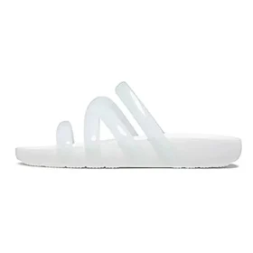 Splash Glossy Strappy Sandal ”White”
