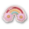 Squish-fyllda Daisy Rainbow Jibbitz™-berlocker