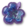 Squish Purple Hibiscus Jibbitz™-berlocker