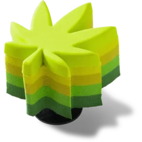 Stacked Hemp Leaf Jibbitz™-berlocker