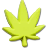 Stacked Hemp Leaf Jibbitz™-berlocker