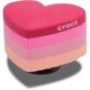 Stacked Pink Heart Jibbitz™-berlocker