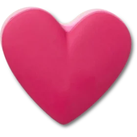 Stacked Pink Heart Jibbitz™-berlocker