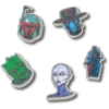 Star Wars-karaktärer, 5-pack Jibbitz™-berlocker Star Wars-karaktärer, 5-pack Jibbitz™-berlocker