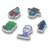 Star Wars-karaktärer, 5-pack Jibbitz™-berlocker Star Wars-karaktärer, 5-pack Jibbitz™-berlocker