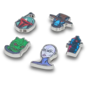 Star Wars-karaktärer, 5-pack Jibbitz™-berlocker