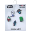 Star Wars-karaktärer, 5-pack Jibbitz™-berlocker Star Wars-karaktärer, 5-pack Jibbitz™-berlocker