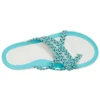 Stickade Flip-flops blå-vita