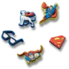 Superman 5-pack Jibbitz-berlocker