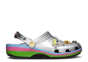 The Powerpuff Girls x Classic Clog ”Metallic Silver”