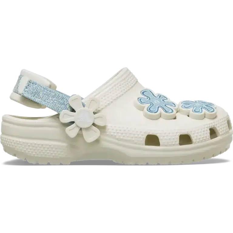 Toddler Classic Denim Flower med justerbar bakrem Toddler Classic Denim Flower med justerbar bakrem